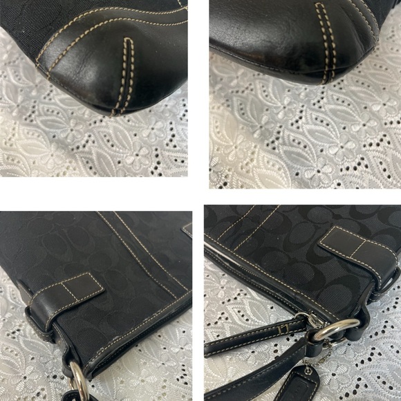 Coach Black Shoulder Bag - Picture 4 of 5